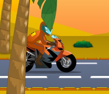 אופנוע בלי שליטה