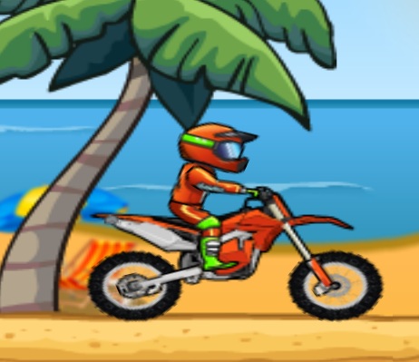 אופנוע בחוף